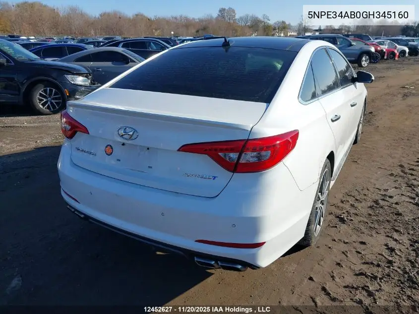 5NPE34AB0GH345160 2016 Hyundai Sonata Sport/Limited