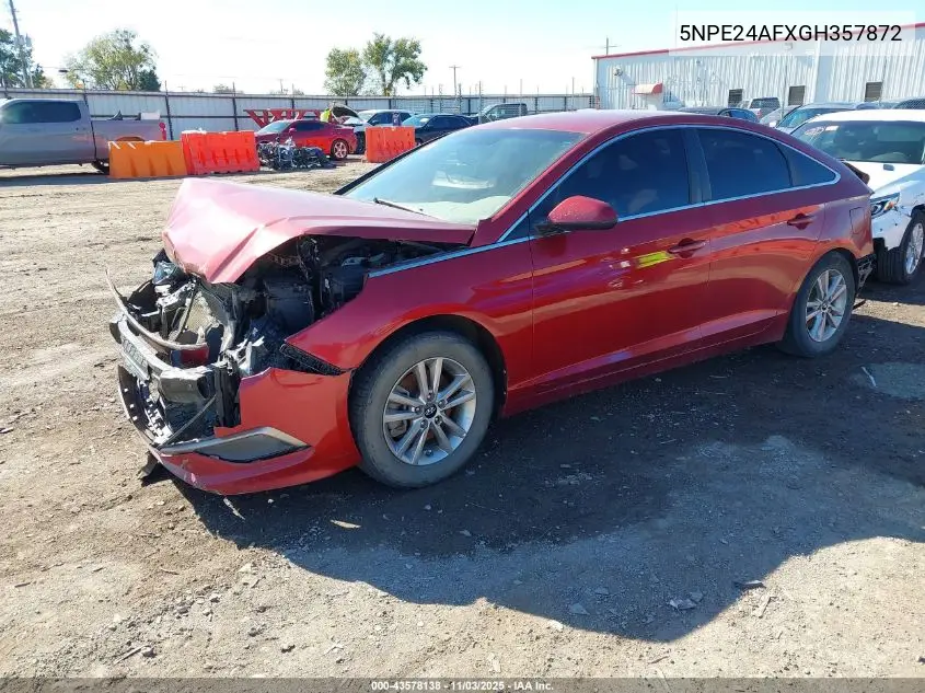 5NPE24AFXGH357872 2016 Hyundai Sonata Se