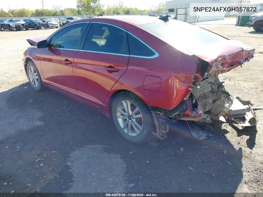 5NPE24AFXGH357872 2016 Hyundai Sonata Se
