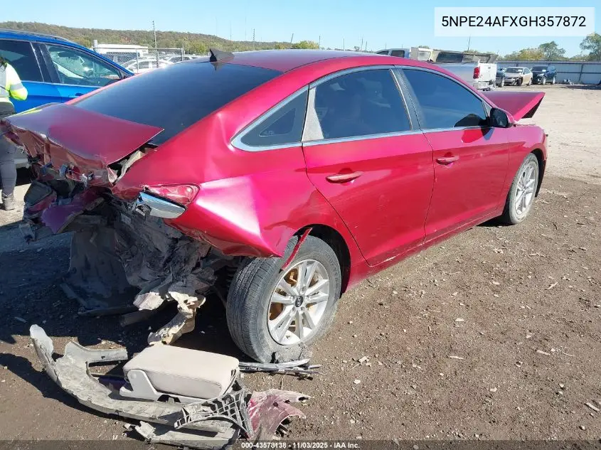 5NPE24AFXGH357872 2016 Hyundai Sonata Se