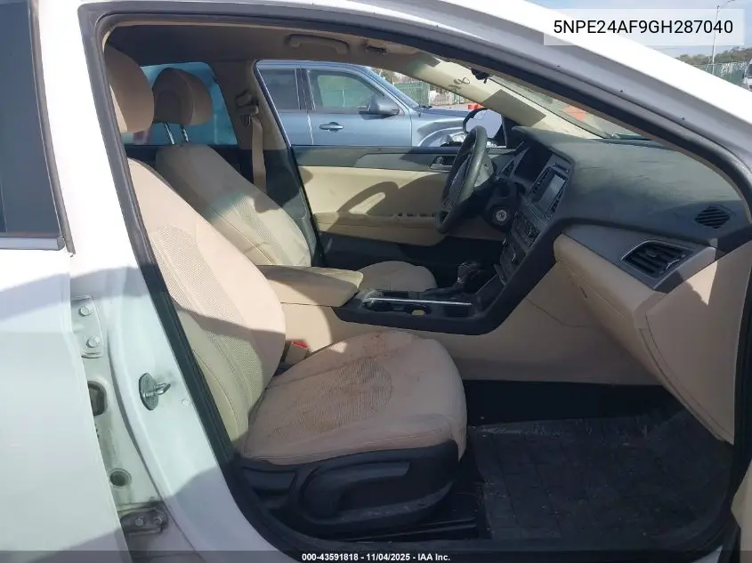 5NPE24AF9GH287040 2016 Hyundai Sonata Se