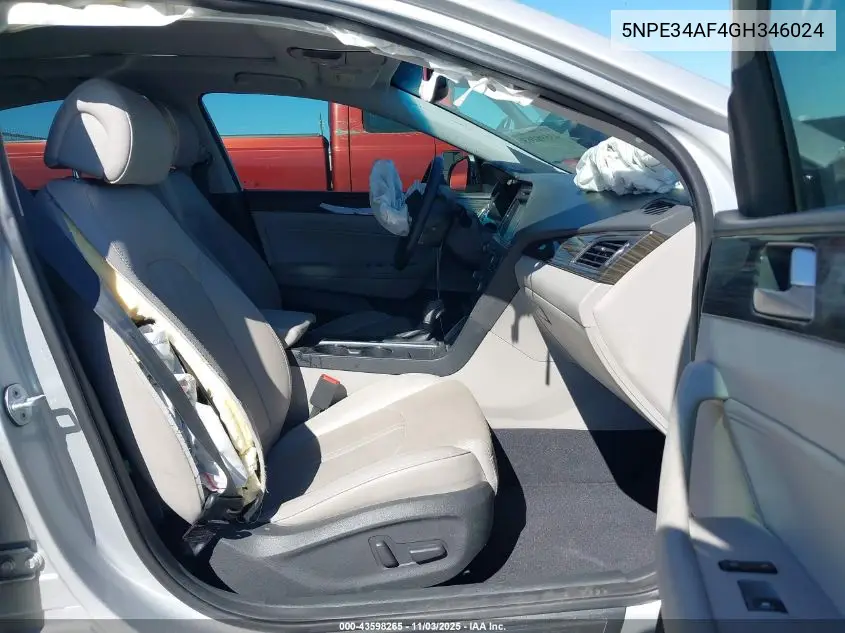 5NPE34AF4GH346024 2016 Hyundai Sonata Limited