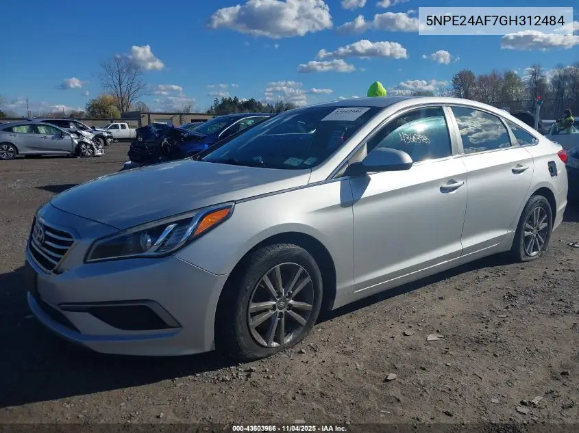 5NPE24AF7GH312484 2016 Hyundai Sonata Se