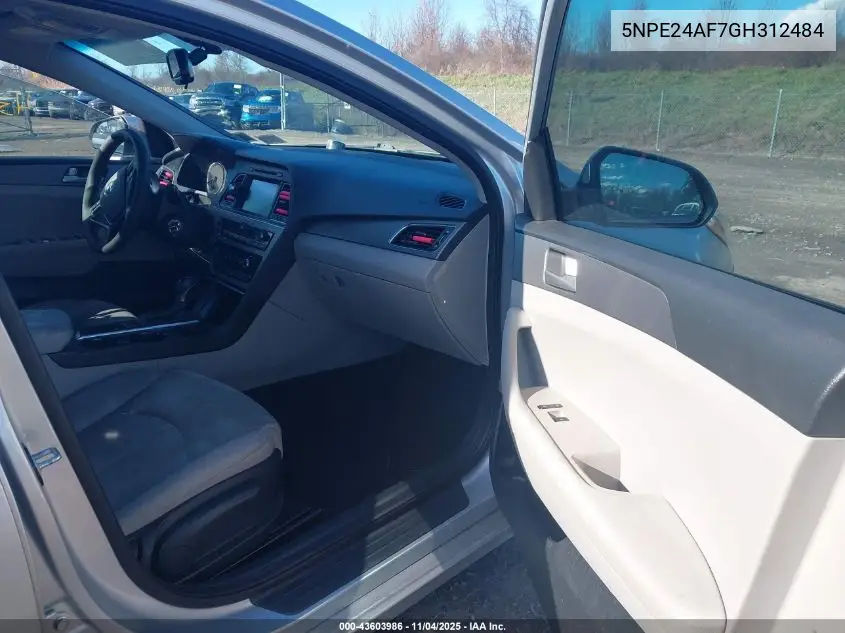 5NPE24AF7GH312484 2016 Hyundai Sonata Se