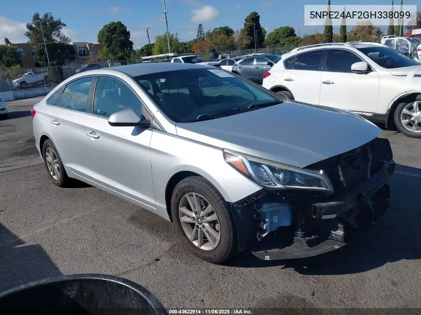 5NPE24AF2GH338099 2016 Hyundai Sonata Se
