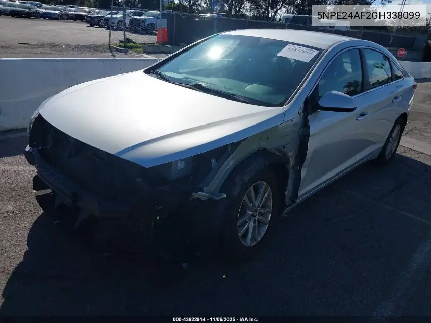 5NPE24AF2GH338099 2016 Hyundai Sonata Se