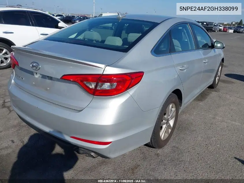 5NPE24AF2GH338099 2016 Hyundai Sonata Se