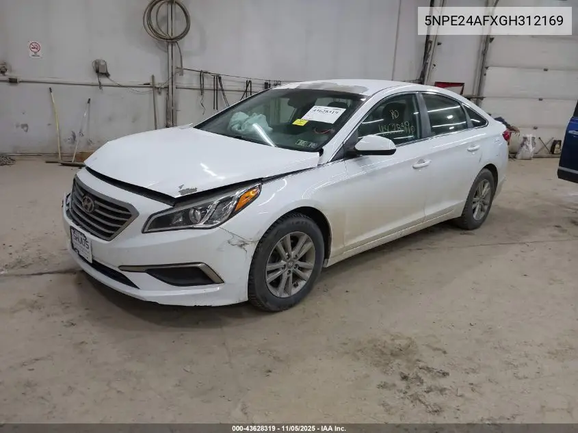 5NPE24AFXGH312169 2016 Hyundai Sonata Se