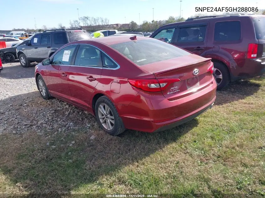 5NPE24AF5GH288086 2016 Hyundai Sonata Se