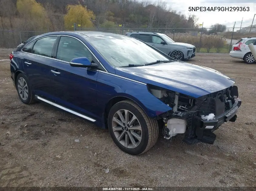 5NPE34AF9GH299363 2016 Hyundai Sonata Limited