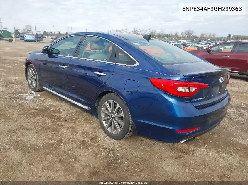 5NPE34AF9GH299363 2016 Hyundai Sonata Limited