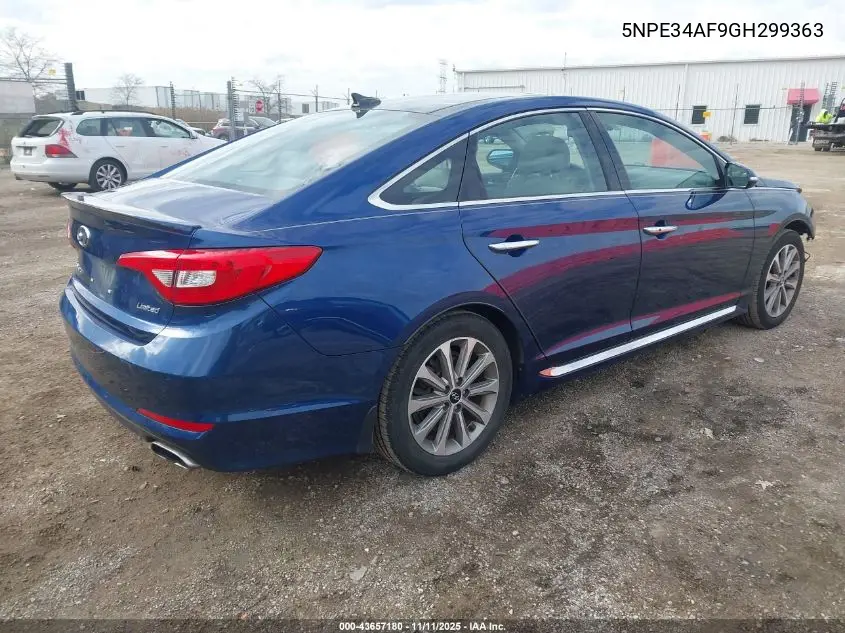5NPE34AF9GH299363 2016 Hyundai Sonata Limited