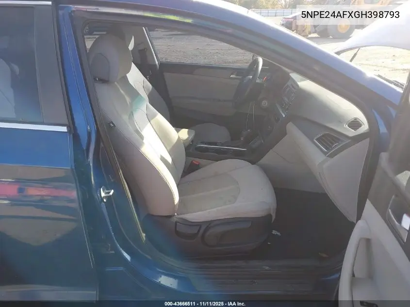 5NPE24AFXGH398793 2016 Hyundai Sonata