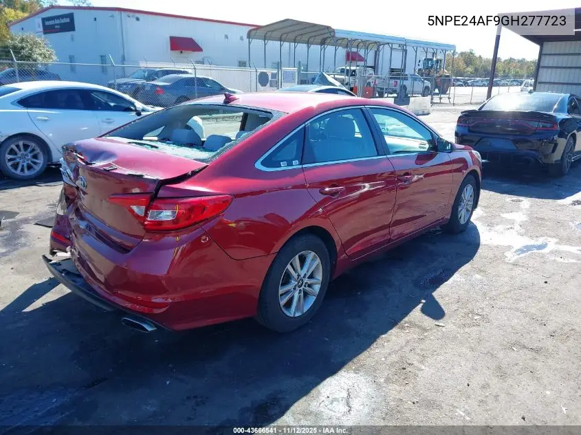 5NPE24AF9GH277723 2016 Hyundai Sonata Se