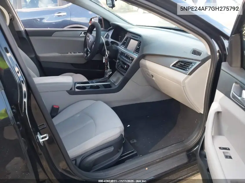 5NPE24AF7GH275792 2016 Hyundai Sonata Se