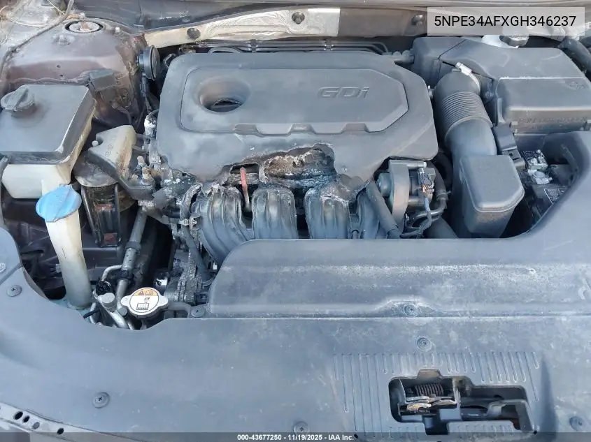 5NPE34AFXGH346237 2016 Hyundai Sonata Limited
