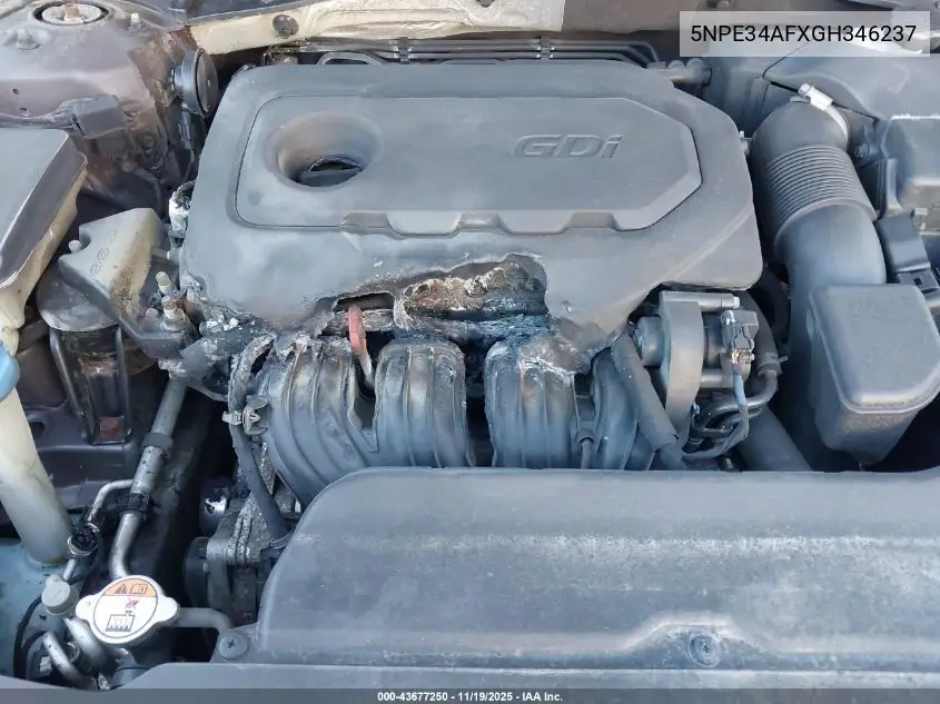 5NPE34AFXGH346237 2016 Hyundai Sonata Limited