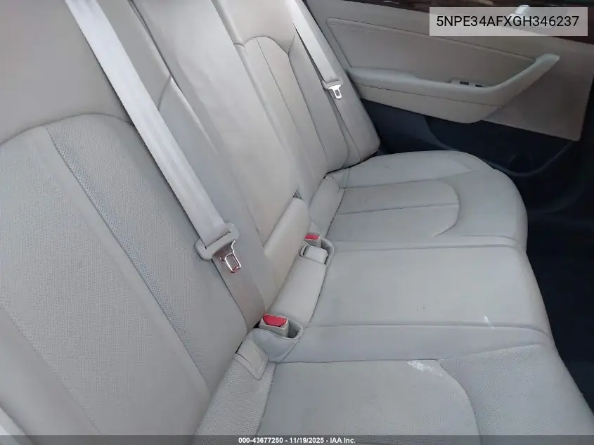 5NPE34AFXGH346237 2016 Hyundai Sonata Limited