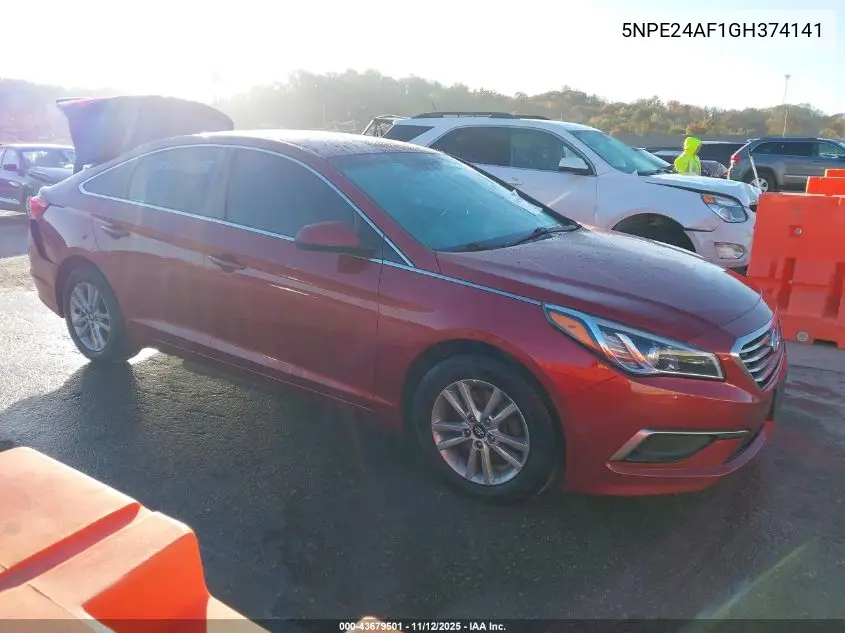 5NPE24AF1GH374141 2016 Hyundai Sonata Se