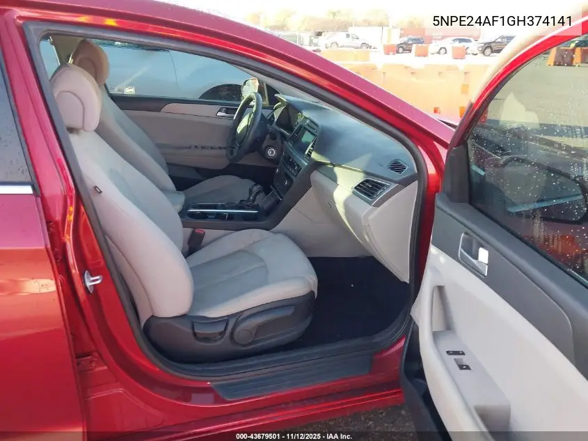 5NPE24AF1GH374141 2016 Hyundai Sonata Se