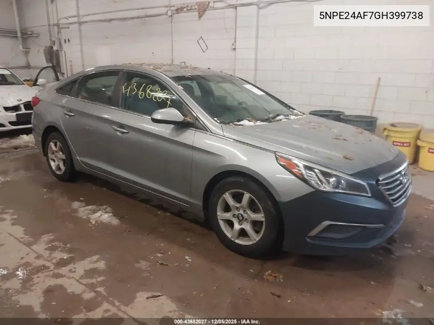 5NPE24AF7GH399738 2016 Hyundai Sonata