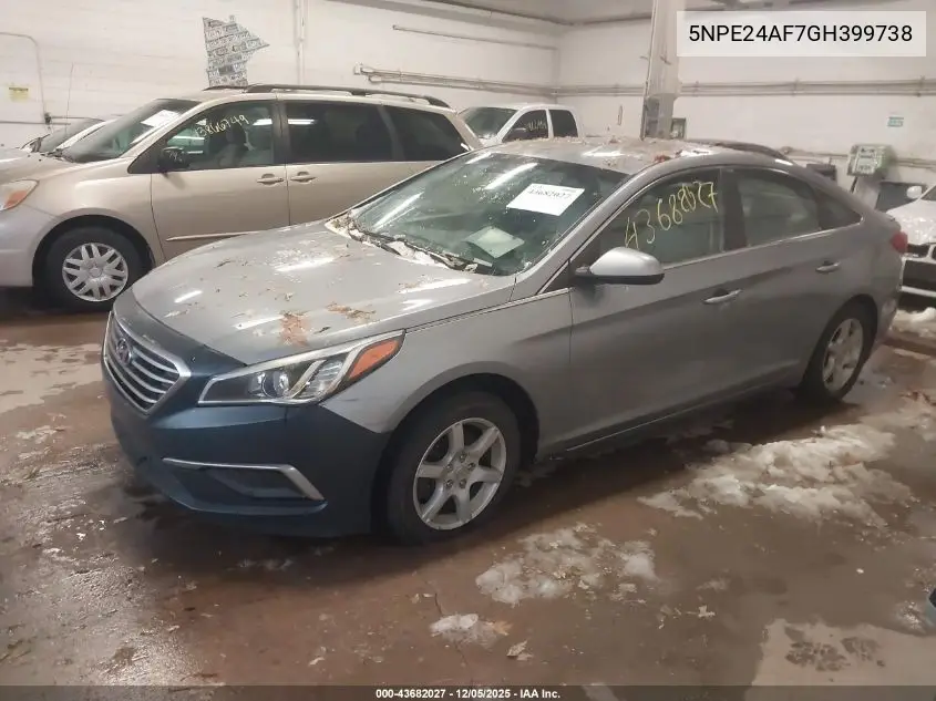 5NPE24AF7GH399738 2016 Hyundai Sonata