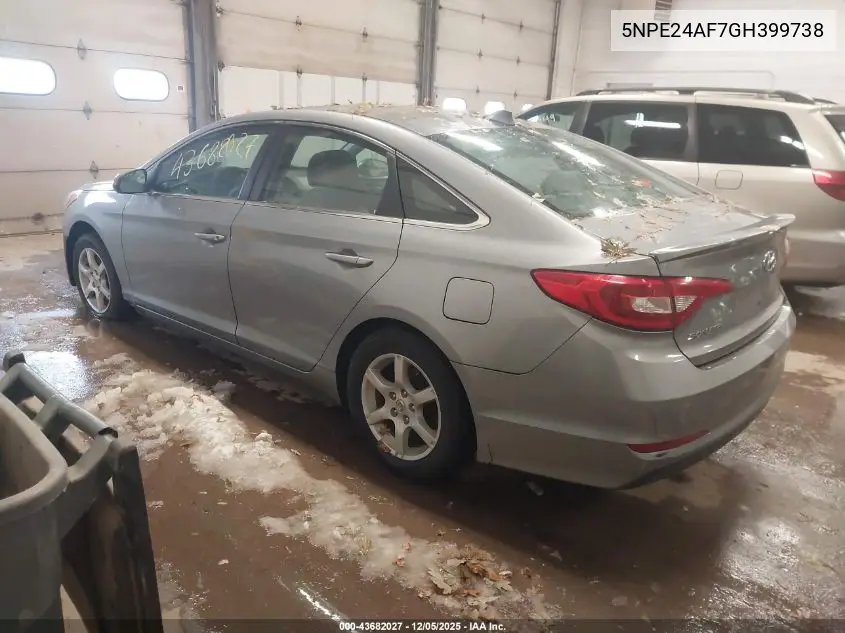 5NPE24AF7GH399738 2016 Hyundai Sonata