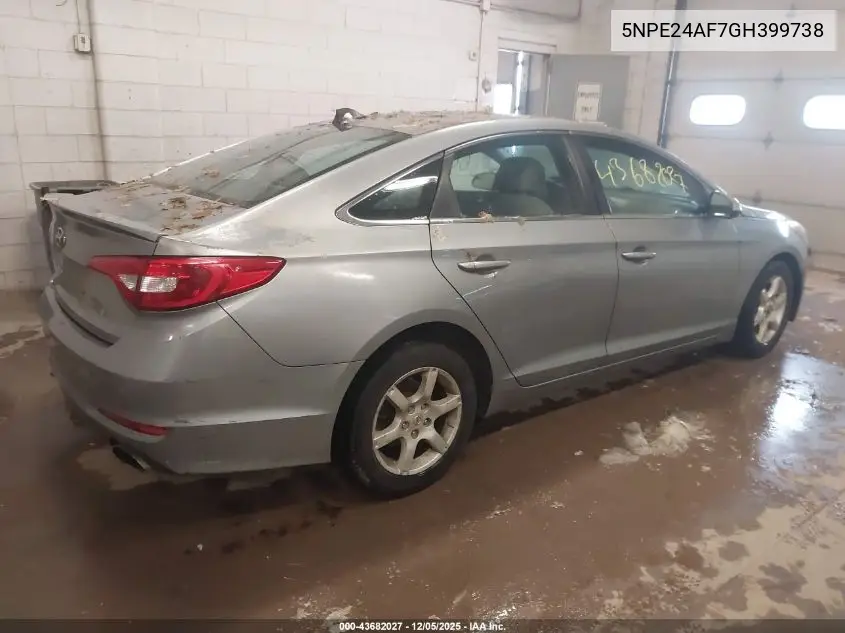 5NPE24AF7GH399738 2016 Hyundai Sonata