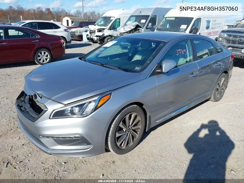 5NPE34AF8GH357060 2016 Hyundai Sonata Sport