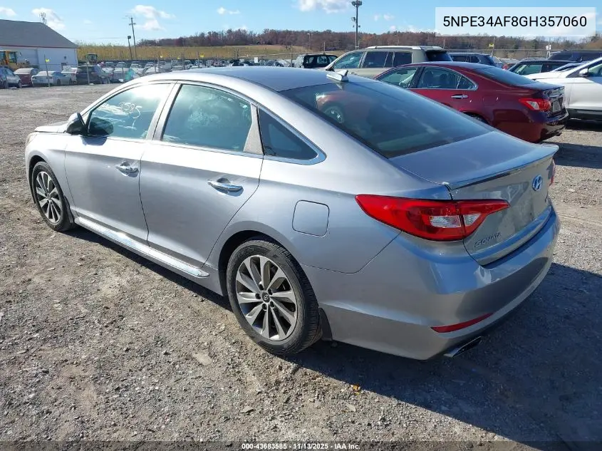 5NPE34AF8GH357060 2016 Hyundai Sonata Sport