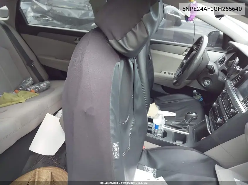 5NPE24AF0GH265640 2016 Hyundai Sonata Se