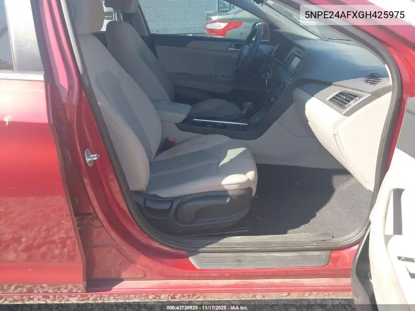 5NPE24AFXGH425975 2016 Hyundai Sonata Se
