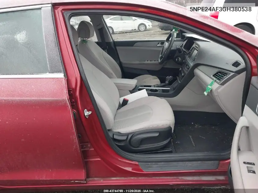 5NPE24AF3GH380538 2016 Hyundai Sonata Se