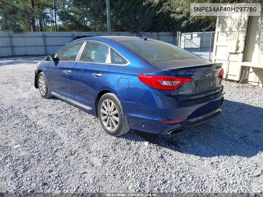 5NPE34AF4GH297780 2016 Hyundai Sonata Limited