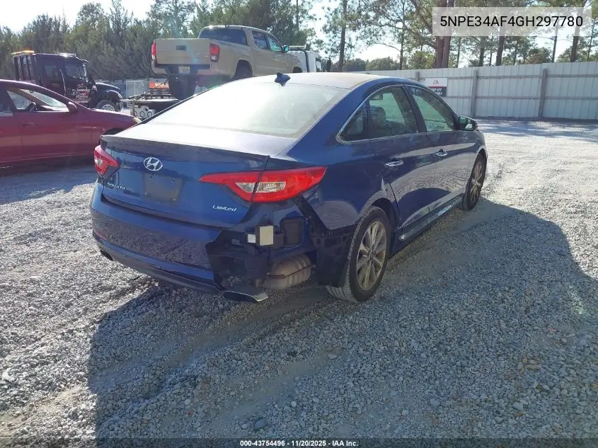 5NPE34AF4GH297780 2016 Hyundai Sonata Limited