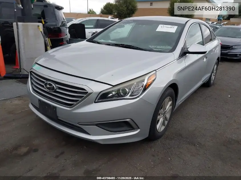 5NPE24AF6GH281390 2016 Hyundai Sonata Se
