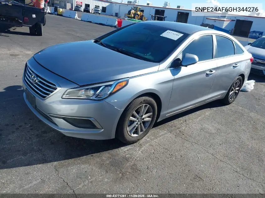 5NPE24AF6GH344276 2016 Hyundai Sonata Se