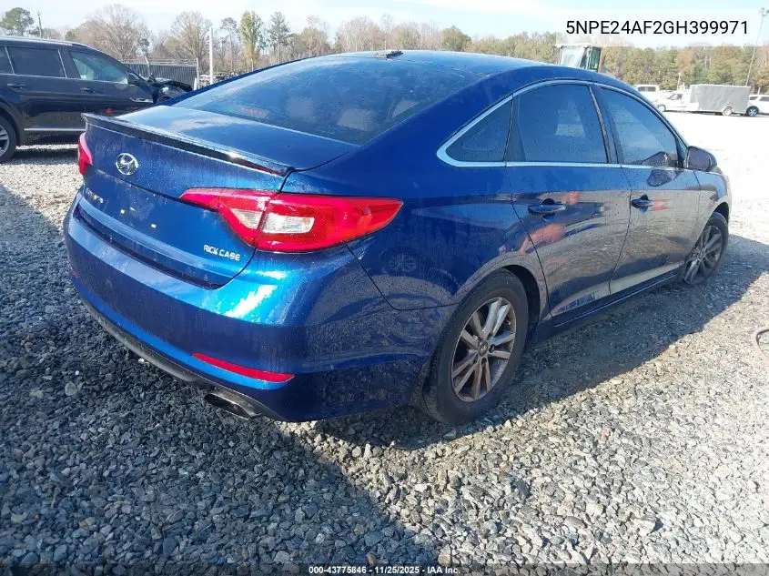 5NPE24AF2GH399971 2016 Hyundai Sonata Se