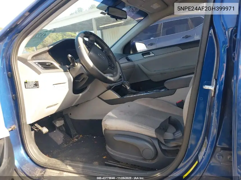 5NPE24AF2GH399971 2016 Hyundai Sonata Se