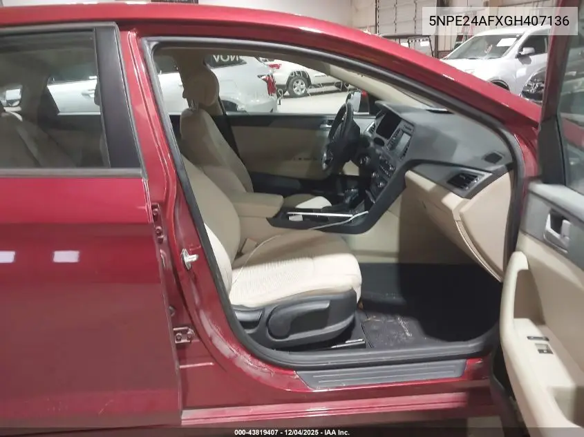 5NPE24AFXGH407136 2016 Hyundai Sonata Se