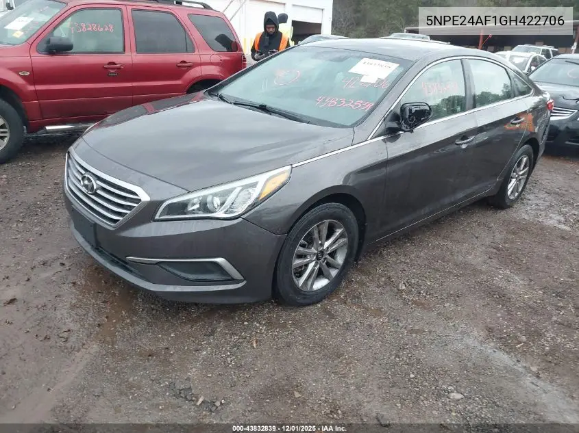 5NPE24AF1GH422706 2016 Hyundai Sonata Se