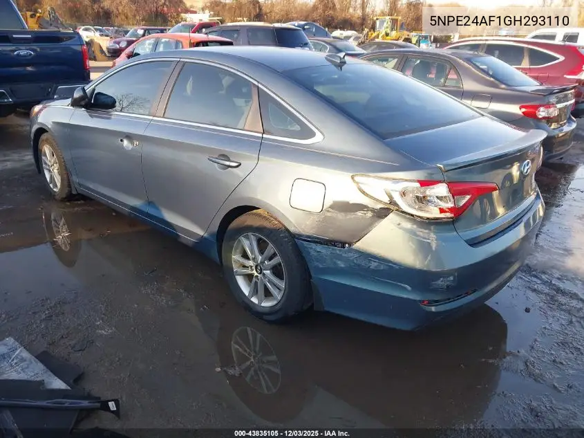5NPE24AF1GH293110 2016 Hyundai Sonata Se