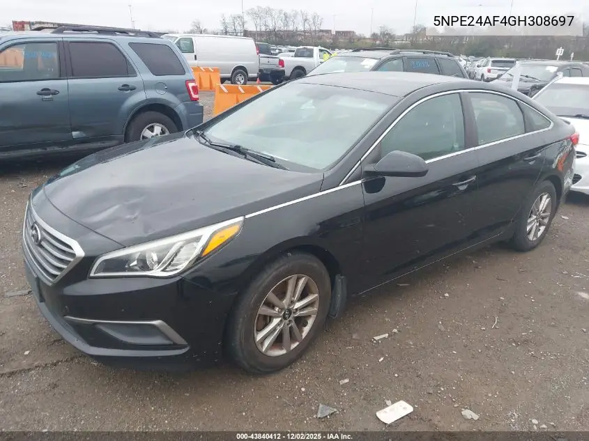 5NPE24AF4GH308697 2016 Hyundai Sonata Se