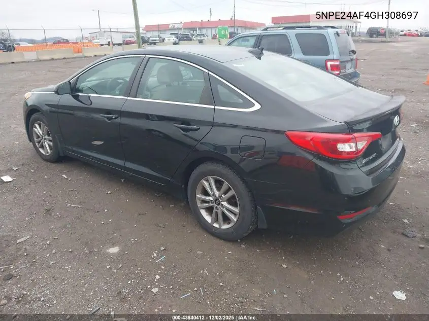 5NPE24AF4GH308697 2016 Hyundai Sonata Se