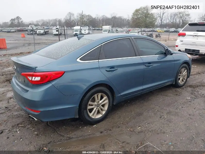 5NPE24AF1GH282401 2016 Hyundai Sonata Se