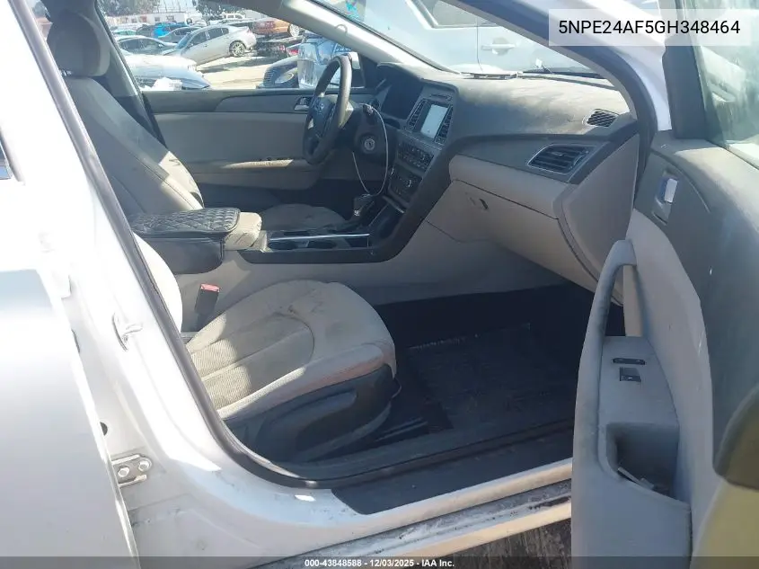 5NPE24AF5GH348464 2016 Hyundai Sonata Se