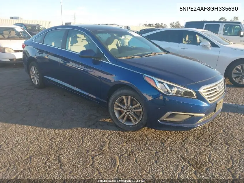 5NPE24AF8GH335630 2016 Hyundai Sonata Se