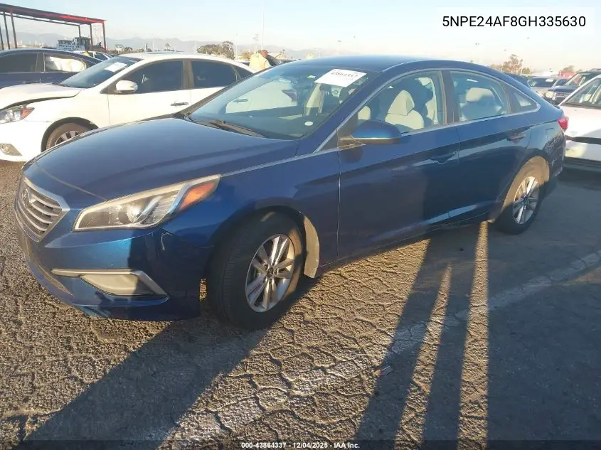 5NPE24AF8GH335630 2016 Hyundai Sonata Se
