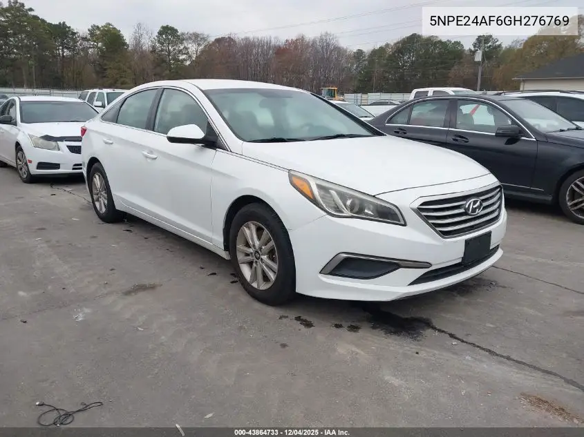 5NPE24AF6GH276769 2016 Hyundai Sonata Se