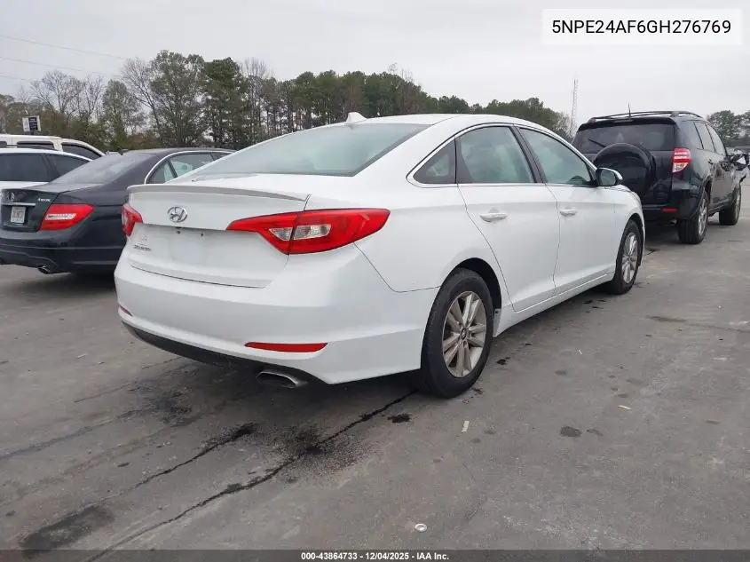 5NPE24AF6GH276769 2016 Hyundai Sonata Se